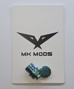 Titanium Anodized Drip Tip & Button Set for Billet Box